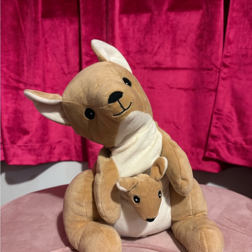 Warmsie Kangaroo Stuffed Animal with baby